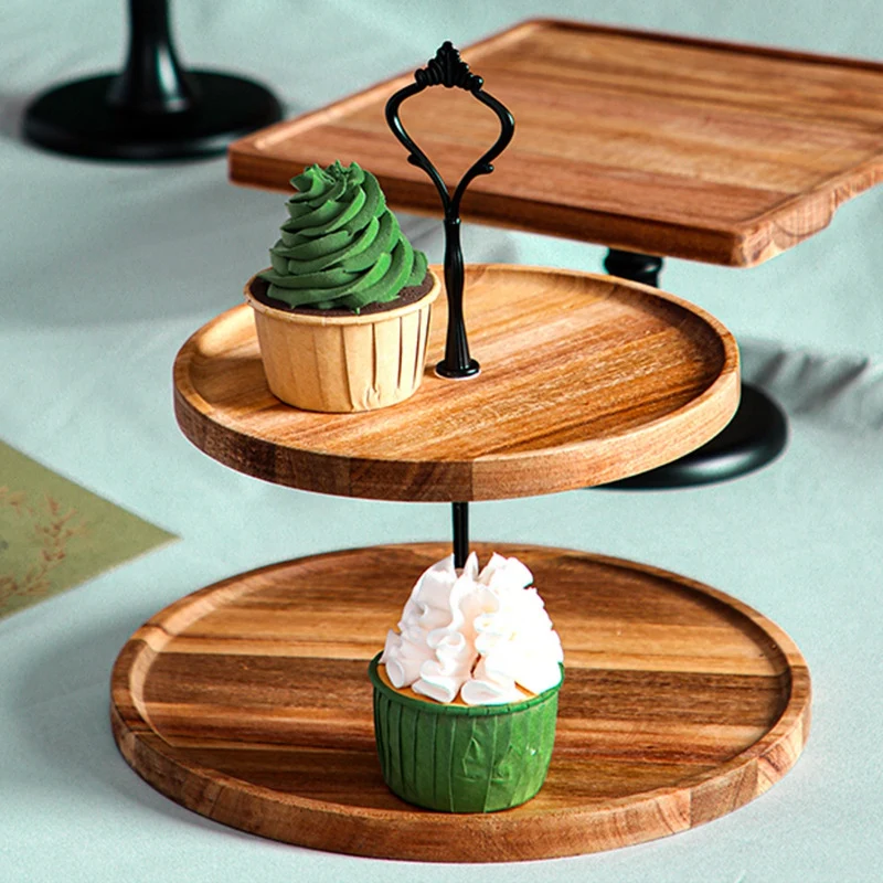 1Pcs Two Tier Dessert Trays Multifunctional Wooden Fruit Dishes and Living Room Candy Trays Storage and Home Decoration
1Pcs Two Tier Dessert Trays Multifunctional Wooden Fruit Dishes and Living Room Candy Trays Storage and Home Decoration