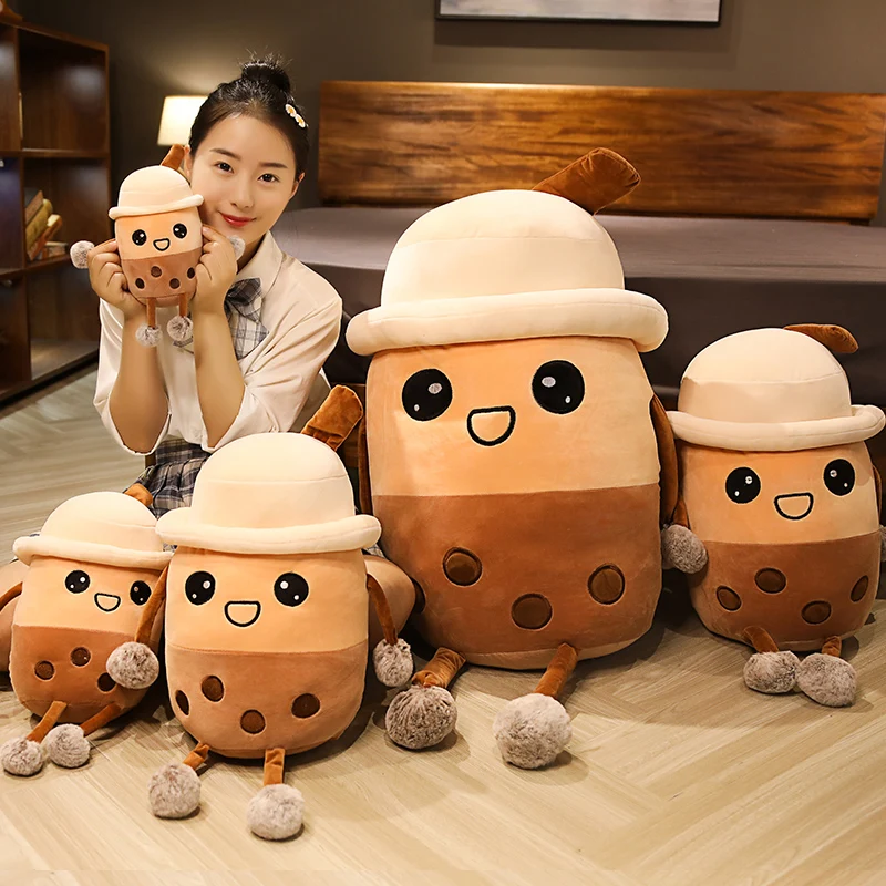 25-100cm Cute Cartoon Bubble Tea Cup Shaped Pillow Real-life Pearl Milk Tea Plush Toys Stuffed Soft Back Cushion Funny Boba Food
25-100cm Cute Cartoon Bubble Tea Cup Shaped Pillow Real-life Pearl Milk Tea Plush Toys Stuffed Soft Back Cushion Funny Boba Food