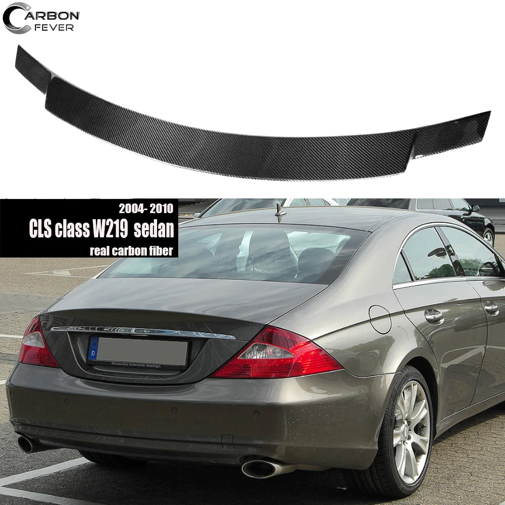 Carbon Fiber Rear Trunk Spoiler for 2004 - 2011 CLS Class W219 Sedan CLS350 CLS300 CLS500 (Also Fit For CLS63 ANG) UV-Cut
Carbon Fiber Rear Trunk Spoiler for 2004 - 2011 CLS Class W219 Sedan CLS350 CLS300 CLS500 (Also Fit For CLS63 ANG) UV-Cut