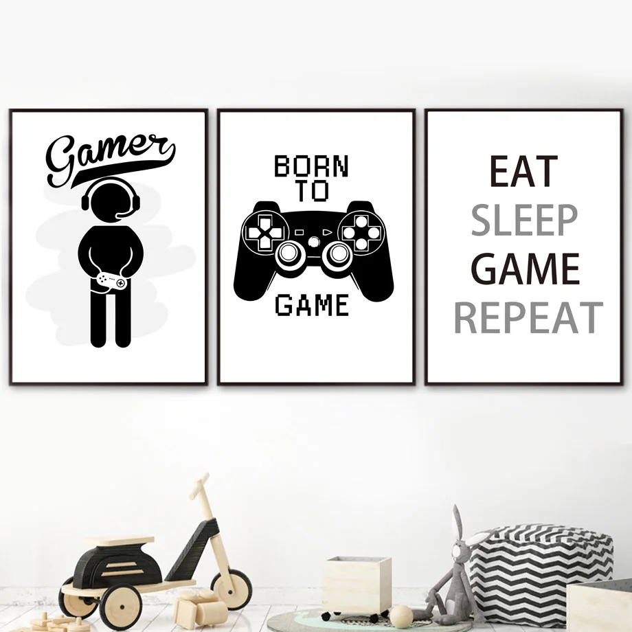 Black White Children's game Logo Nordic Posters And Prints Wall Art Canvas Painting Nursery Wall Pictures Kids Room Home Decor
Black White Children's game Logo Nordic Posters And Prints Wall Art Canvas Painting Nursery Wall Pictures Kids Room Home Decor