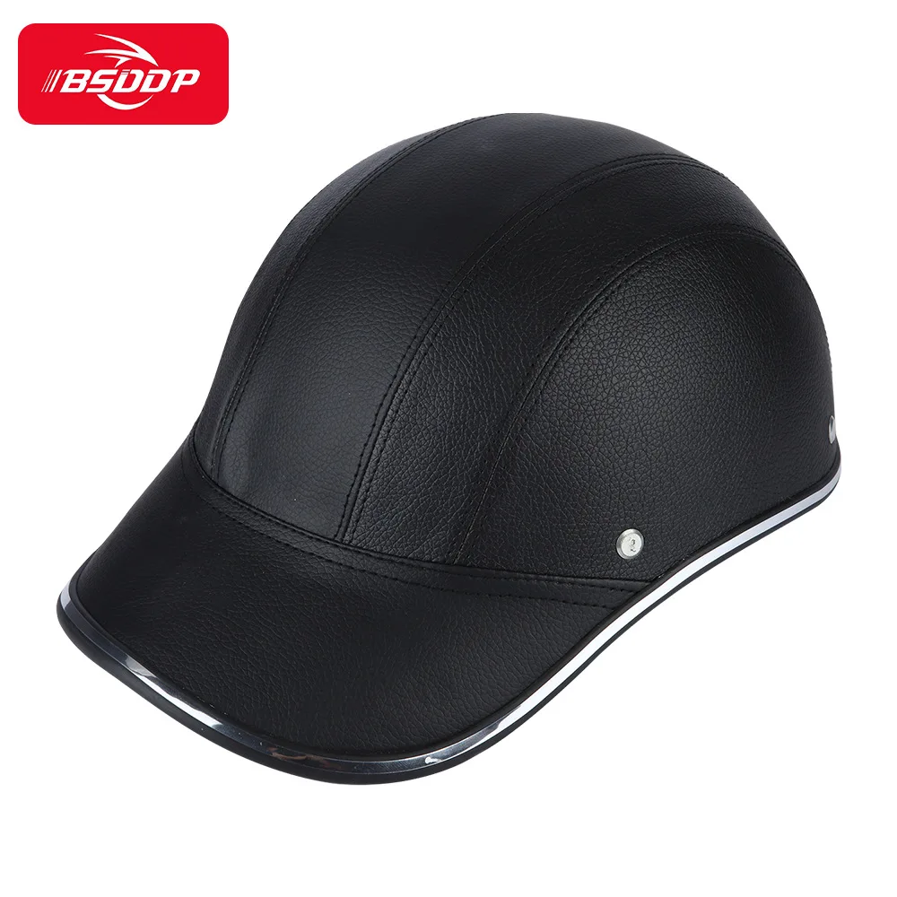 Motorcycle Leather Helmets Bike Scooter Half Open Face Protective Helmet Hard Hat-Safety Unisex Racer Helmet Baseball Cap
Motorcycle Leather Helmets Bike Scooter Half Open Face Protective Helmet Hard Hat-Safety Unisex Racer Helmet Baseball Cap