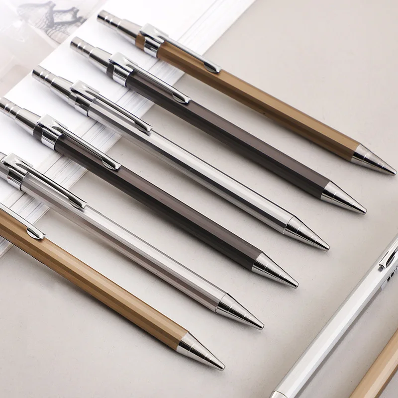 0.5mm/0.7mm Metal Mechanical Pencil Lead Refill Automatic Graphite Pencils Rubber School Student Writing Art Supplies Stationery
0.5mm/0.7mm Metal Mechanical Pencil Lead Refill Automatic Graphite Pencils Rubber School Student Writing Art Supplies Stationery