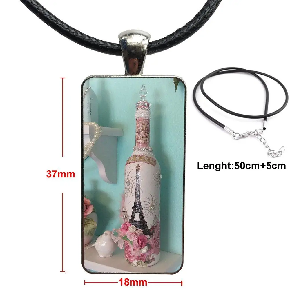 For Women Choker Glass Pendant Necklace Handmade Half Pendant Rectangle Necklace On Wine Glass In Paris Eiffel Tower
For Women Choker Glass Pendant Necklace Handmade Half Pendant Rectangle Necklace On Wine Glass In Paris Eiffel Tower