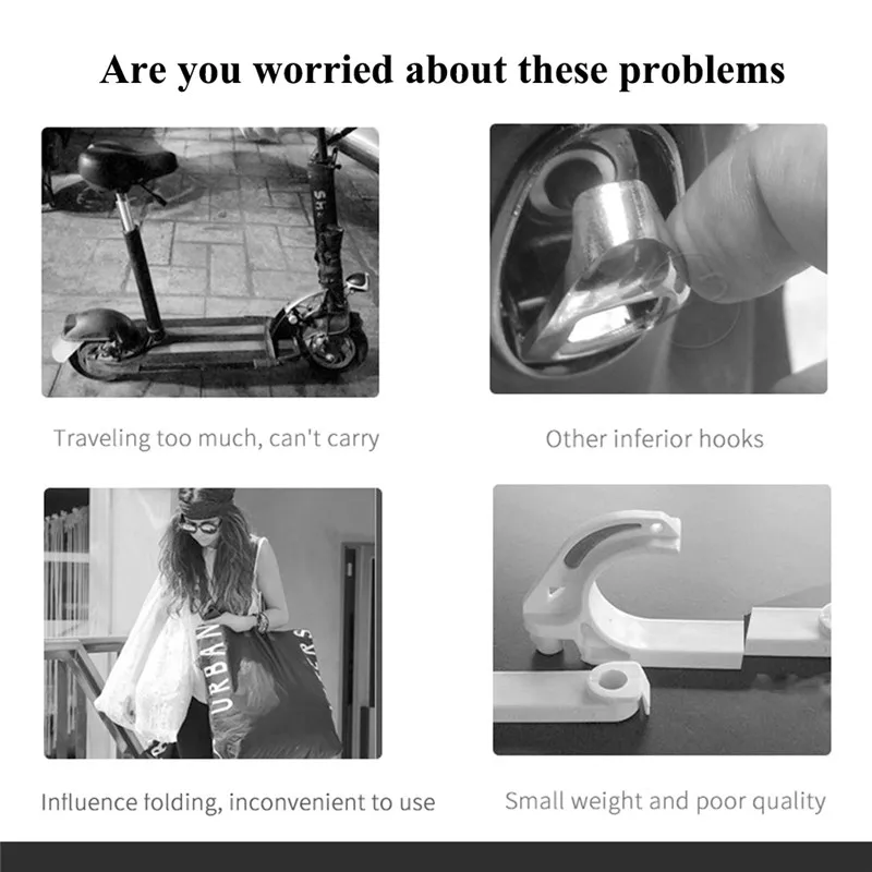Sports Scooter Professional Accessories Waterproof Simple Practical Scooter Hook For Millet 
Sports Scooter Professional Accessories Waterproof Simple Practical Scooter Hook For Millet