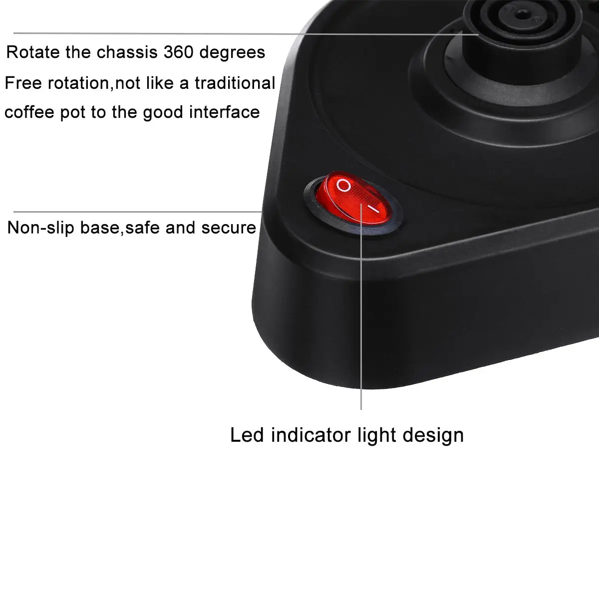 Electric Coffee Maker Pots Kettle 600W 500ml Turkish Espresso Percolator Home Office Tea Milk Coffee Machine Stainless Steel
Electric Coffee Maker Pots Kettle 600W 500ml Turkish Espresso Percolator Home Office Tea Milk Coffee Machine Stainless Steel