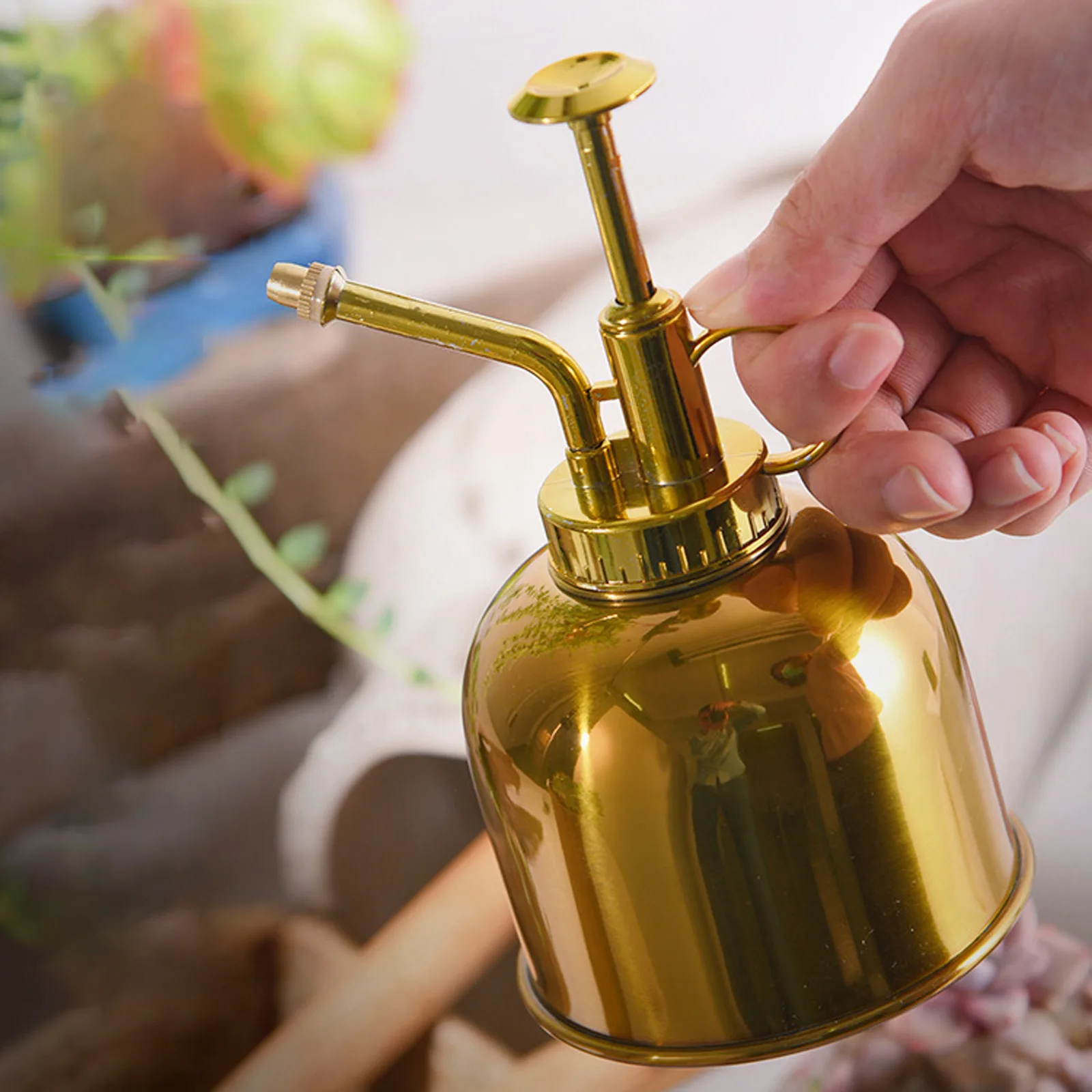 Water Sprayer Indoor Garden Plants Portable Hand Pressure 300ML Stainless Steel Watering Can
Water Sprayer Indoor Garden Plants Portable Hand Pressure 300ML Stainless Steel Watering Can