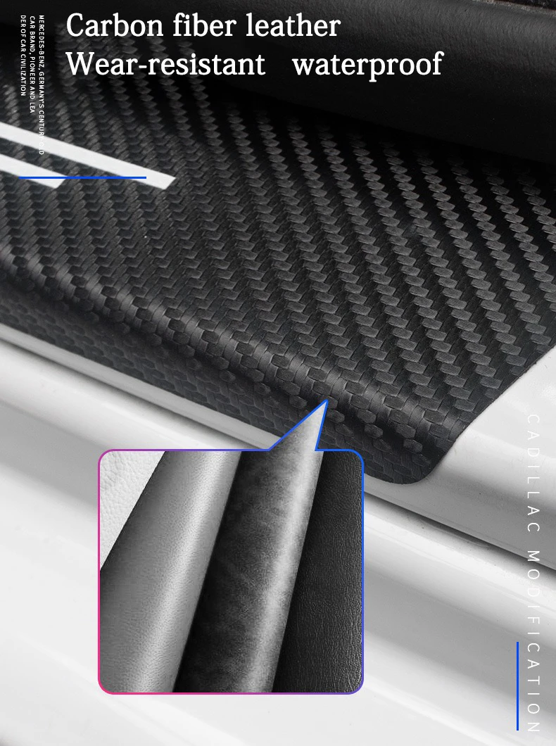 For Hyundai Creta ix25 2020 mats Car Sticker 4 pcs car door sill protector leather carbon fiber vinyl stickers Car Accessories
For Hyundai Creta ix25 2020 mats Car Sticker 4 pcs car door sill protector leather carbon fiber vinyl stickers Car Accessories