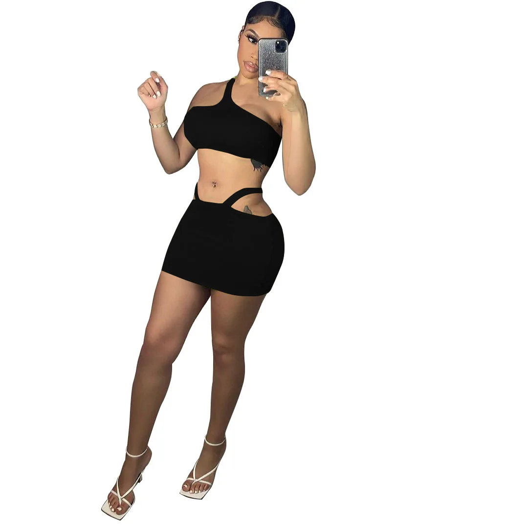 Pure Color Sexy Women's 2021 Summer Simple Crop Top Miniskirt Suit Women 2-piece Set
Pure Color Sexy Women's 2021 Summer Simple Crop Top Miniskirt Suit Women 2-piece Set