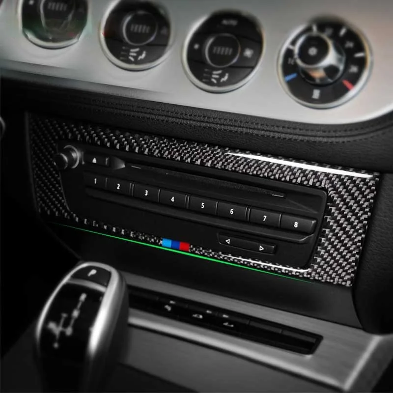 Mutips Car Air conditioning CD Control Panel Frame Trim Carbon Fiber Sticker Accessories Interior Auto For BMW Z4 e89 2009-2015
Mutips Car Air conditioning CD Control Panel Frame Trim Carbon Fiber Sticker Accessories Interior Auto For BMW Z4 e89 2009-2015