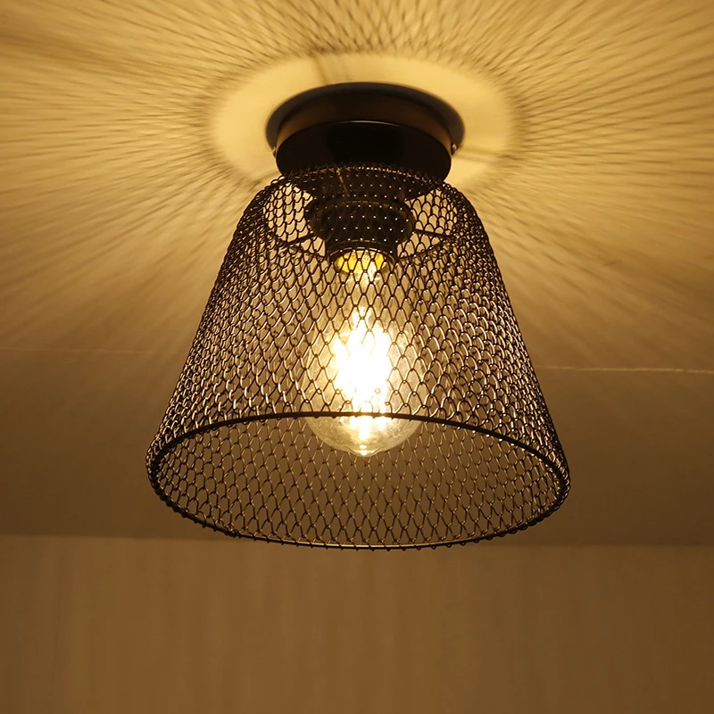 Collapsible Iron Net Ceiling Lamp Home Decor Black Rose Gold Hollow Out Lighting Aisle Corridor Ceiling Chandelier Light
Collapsible Iron Net Ceiling Lamp Home Decor Black Rose Gold Hollow Out Lighting Aisle Corridor Ceiling Chandelier Light