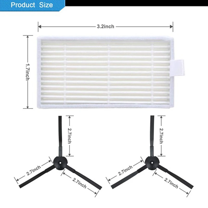 HEAP Filter Mop Cloth Side Brush for Ilife V5S V5 Pro X5 V3L V5 V3S V3S Pro V50 Robotic Vacuum Cleaner Accessories 
HEAP Filter Mop Cloth Side Brush for Ilife V5S V5 Pro X5 V3L V5 V3S V3S Pro V50 Robotic Vacuum Cleaner Accessories