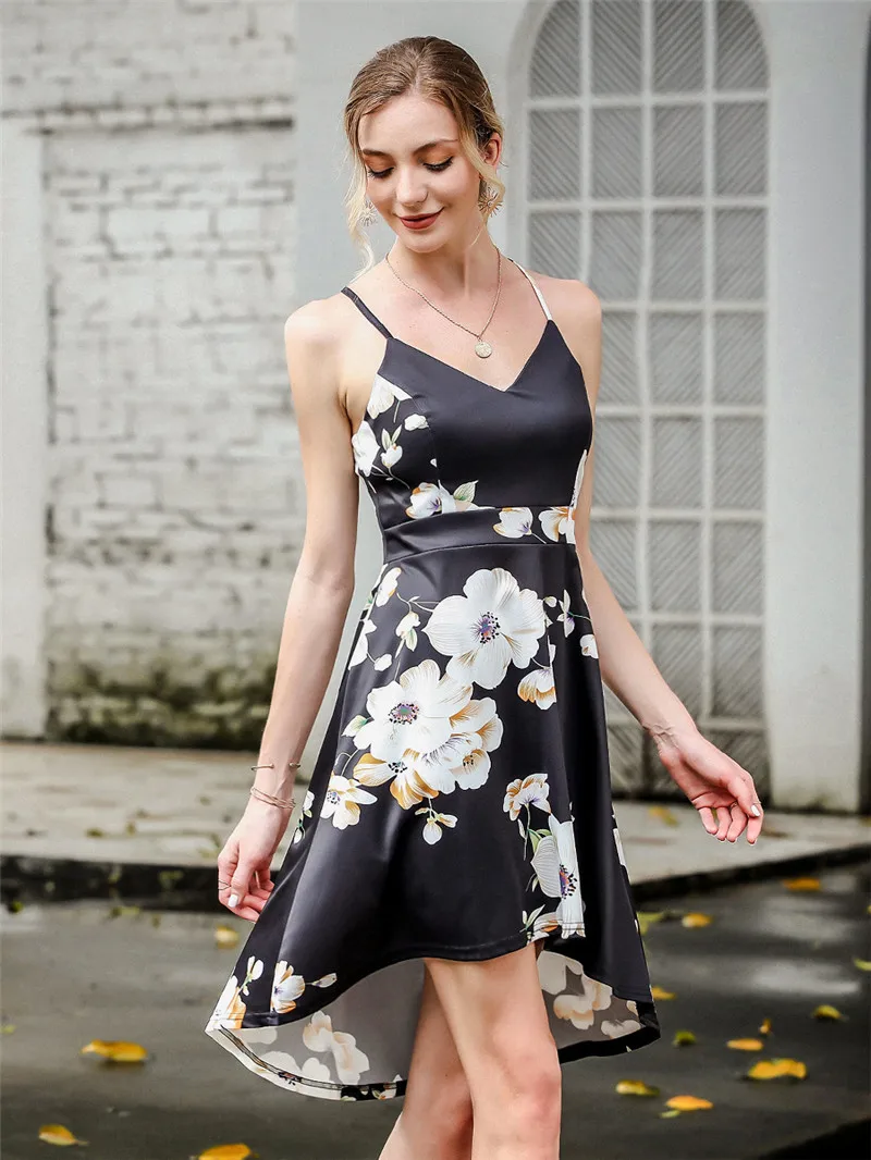 Sexy Deep V-Neck Summer Dress Women 2020 New Spaghetti Strap Floral Backless Boho Beach Dress Plus Size Party Vestido Robe Femme
Sexy Deep V-Neck Summer Dress Women 2020 New Spaghetti Strap Floral Backless Boho Beach Dress Plus Size Party Vestido Robe Femme