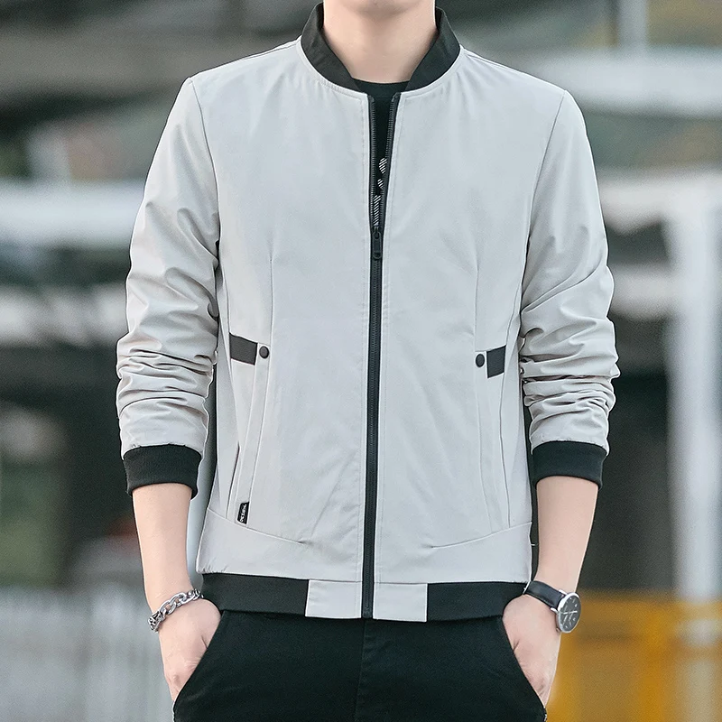 Korean Spring And Autumn 2021 New Solid Color Stand Collar Slim Fit Boy Jacket Teenagers And Winter Large Men'S Fashion Coat
Korean Spring And Autumn 2021 New Solid Color Stand Collar Slim Fit Boy Jacket Teenagers And Winter Large Men'S Fashion Coat