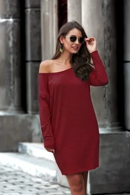 Autumn Long Sleeve Simple Strapless Pocket Casual Women's Mini Dress Sexy Loose Slim Dress Solid Ladies Lady
Autumn Long Sleeve Simple Strapless Pocket Casual Women's Mini Dress Sexy Loose Slim Dress Solid Ladies Lady