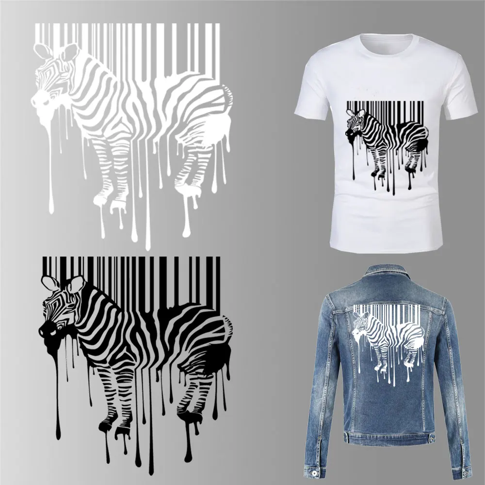 Big Patch Zebra Transfer Sticker Iron-Patches For Clothing Transfert Thermocollants T-Shirt Jacket Thermal Patch Diy Applique
Big Patch Zebra Transfer Sticker Iron-Patches For Clothing Transfert Thermocollants T-Shirt Jacket Thermal Patch Diy Applique