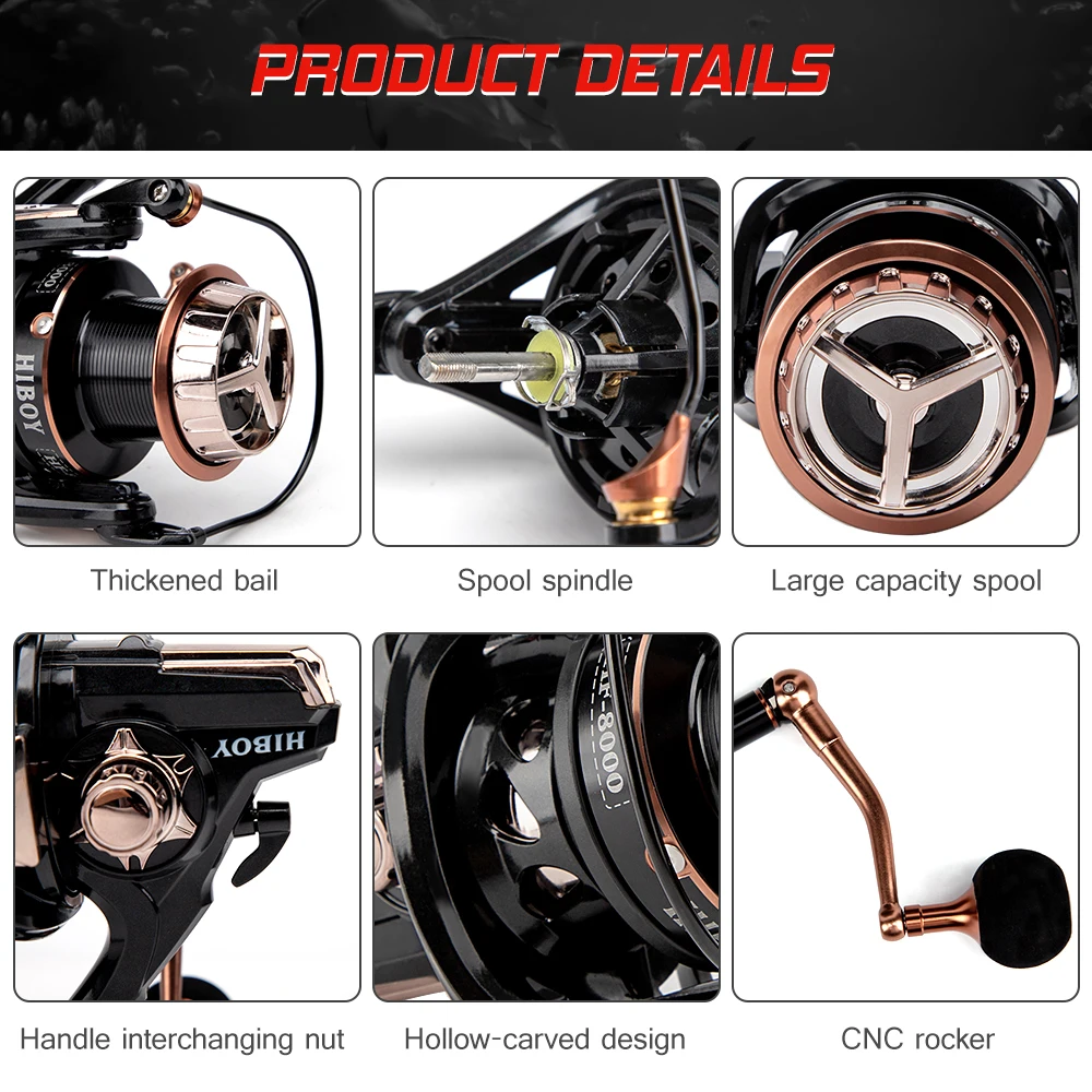 Spinning Fishing Reel Ultra Smooth Powerful Metal Spinnging Reel Fishing Reel 4.1:1 Gear Ratio Perfect for Ultralight Fishing
Spinning Fishing Reel Ultra Smooth Powerful Metal Spinnging Reel Fishing Reel 4.1:1 Gear Ratio Perfect for Ultralight Fishing