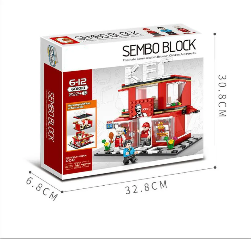 2020Street View burger Fries, ice cream, hot wings, KEC dining room fast food store building blocks for kid's birthday gift
2020Street View burger Fries, ice cream, hot wings, KEC dining room fast food store building blocks for kid's birthday gift