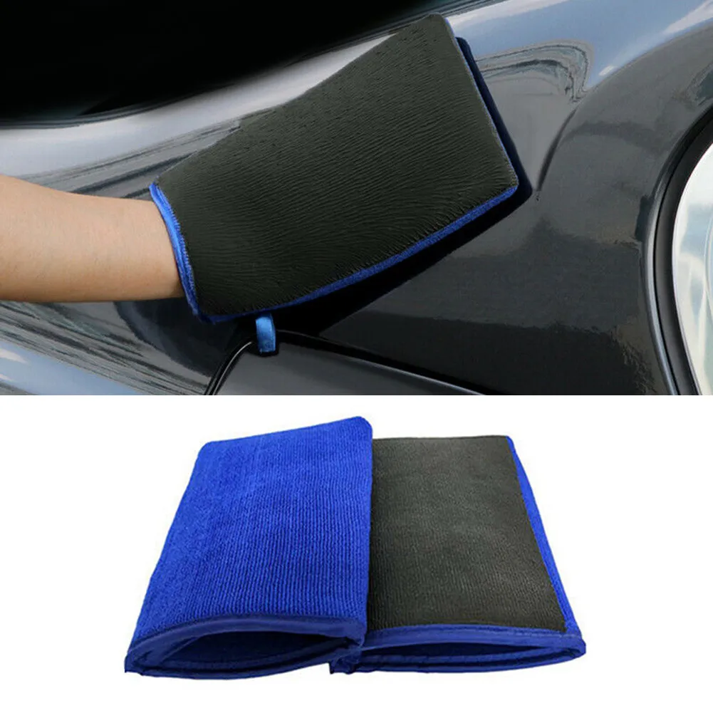 

1PC Microfiber Clay Bar Clay Bar Mitt Clay Glove Detailing Cleaning Faster Than Clay Bar Towel Cloth For Car Motorcycle