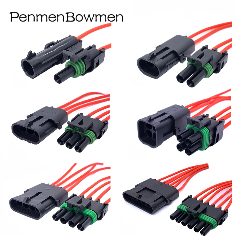1 2 3 4 6Pin Delphi 2.5MM Auto Weather Pack Plug Waterproof Female Male Connector Wire Harness 12015792 12015797
1 2 3 4 6Pin Delphi 2.5MM Auto Weather Pack Plug Waterproof Female Male Connector Wire Harness 12015792 12015797