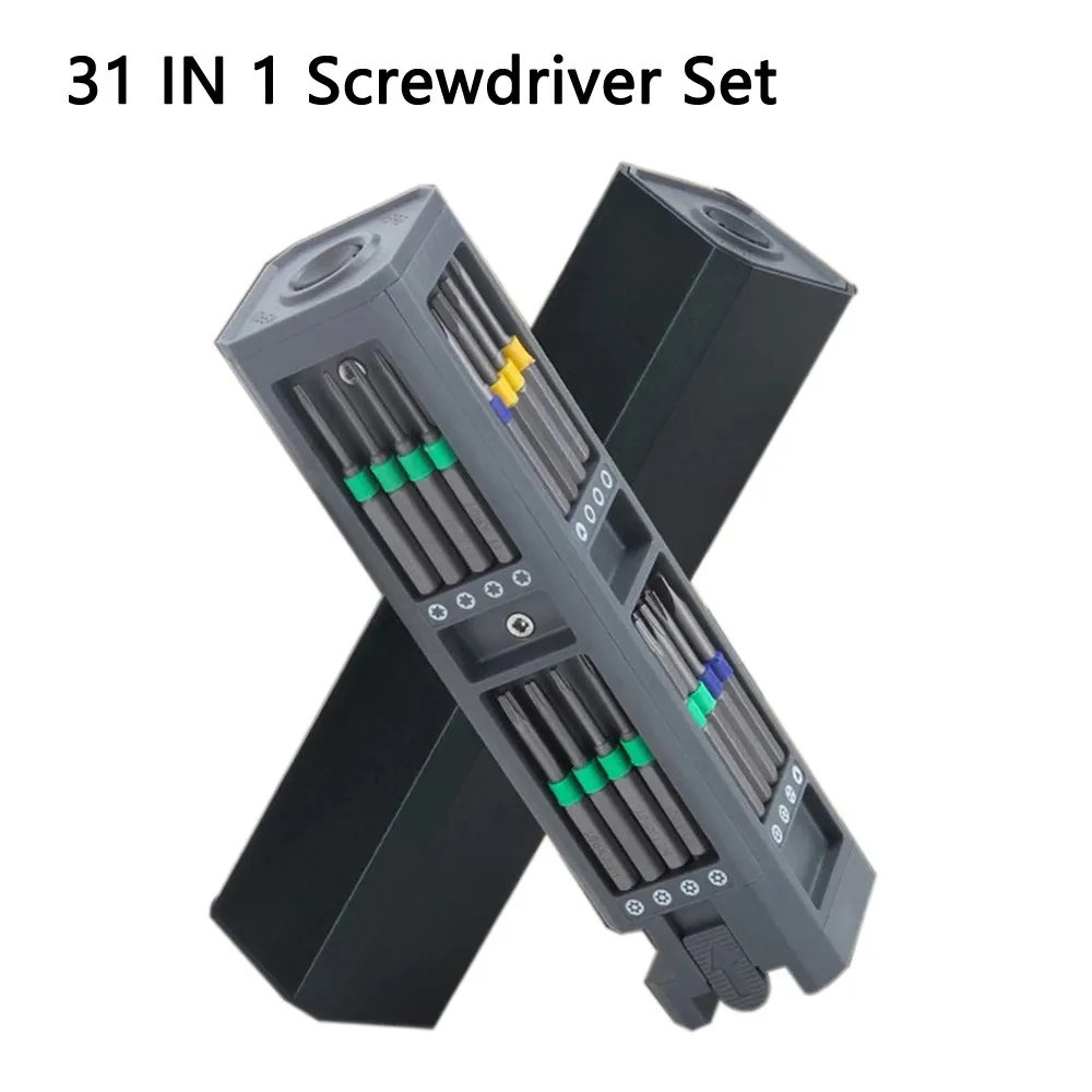31 In 1 Screwdriver Set Precision Magnetic Screw Driver Extended With Tweezer Repair Tool
31 In 1 Screwdriver Set Precision Magnetic Screw Driver Extended With Tweezer Repair Tool