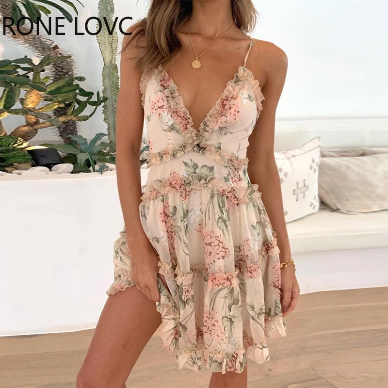 Women Ruffle Floral Print Spaghetti Strap Frill Hem Dress Mini Dress Women Summer Dress 2021
Women Ruffle Floral Print Spaghetti Strap Frill Hem Dress Mini Dress Women Summer Dress 2021