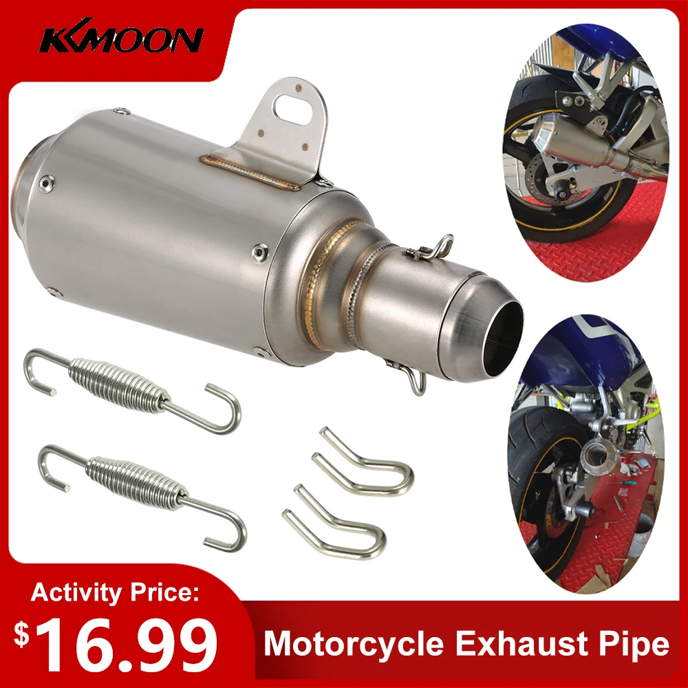 Motorcycle Exhaust Pipe 51mm Universal Motorcycle ATV Frosting Stainless Steel Exhaust Pipe Muffler For Akrapovic Exhaust
Motorcycle Exhaust Pipe 51mm Universal Motorcycle ATV Frosting Stainless Steel Exhaust Pipe Muffler For Akrapovic Exhaust