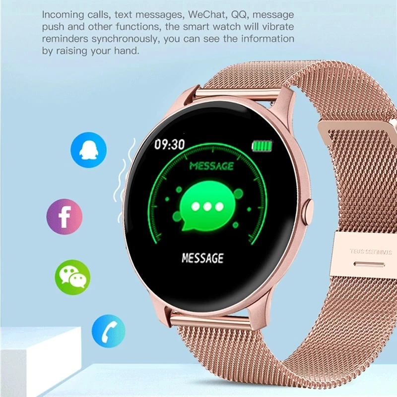 KW19 Fashion Smart Watch Ladies Heart Rate Blood Pressure Multifunctional Sport Watch Men Woman Waterproof Smartwatch Women
KW19 Fashion Smart Watch Ladies Heart Rate Blood Pressure Multifunctional Sport Watch Men Woman Waterproof Smartwatch Women
