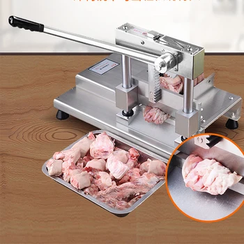 Inch Bone Cutter Meat Bone Cutting Machine Stainless Steel Meat Slicer Household Commercial Ribs Steak Lamb Chops Guillotine