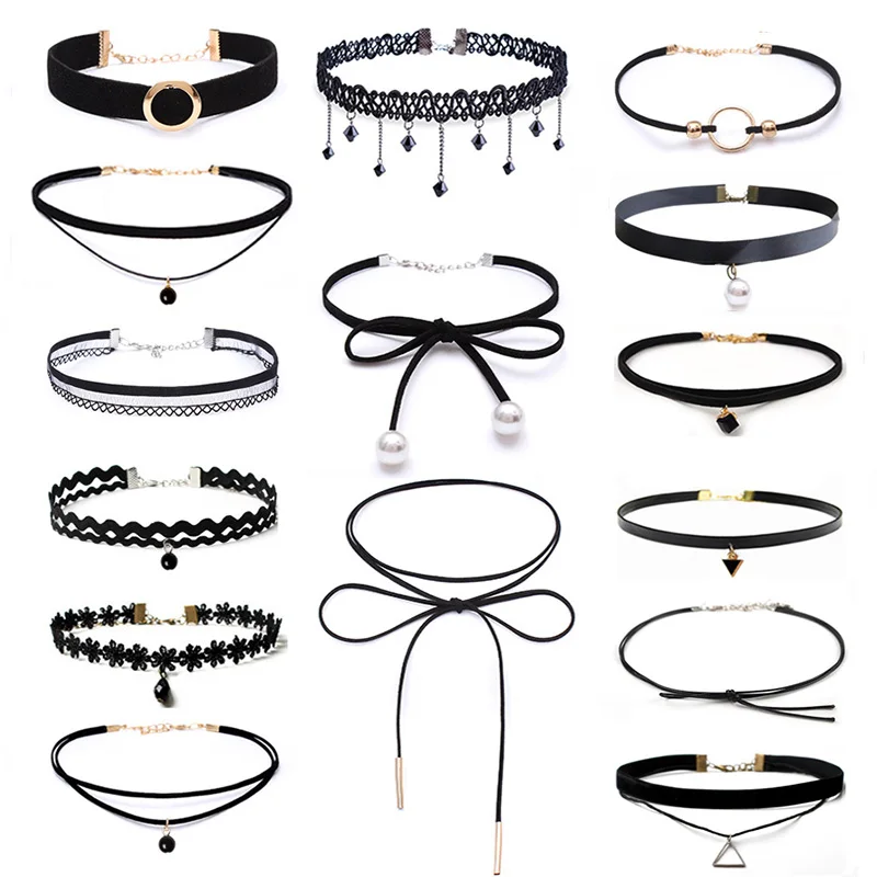1Pc Women Black Lace Hollow Short Necklace Gothic Clavicle Chain Fashion Wedding Party Pendant Necklaces Jewelry Gifts For Girls
1Pc Women Black Lace Hollow Short Necklace Gothic Clavicle Chain Fashion Wedding Party Pendant Necklaces Jewelry Gifts For Girls