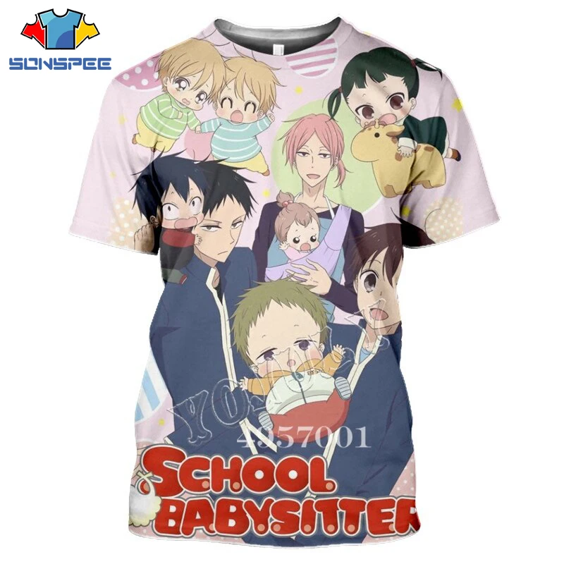 New Anime School Babysittes 3D Printed Harajuku Short Sleeve T-shirt Unisex Casual Tee Clothing Streetwear Fashion Men T Shirts
New Anime School Babysittes 3D Printed Harajuku Short Sleeve T-shirt Unisex Casual Tee Clothing Streetwear Fashion Men T Shirts