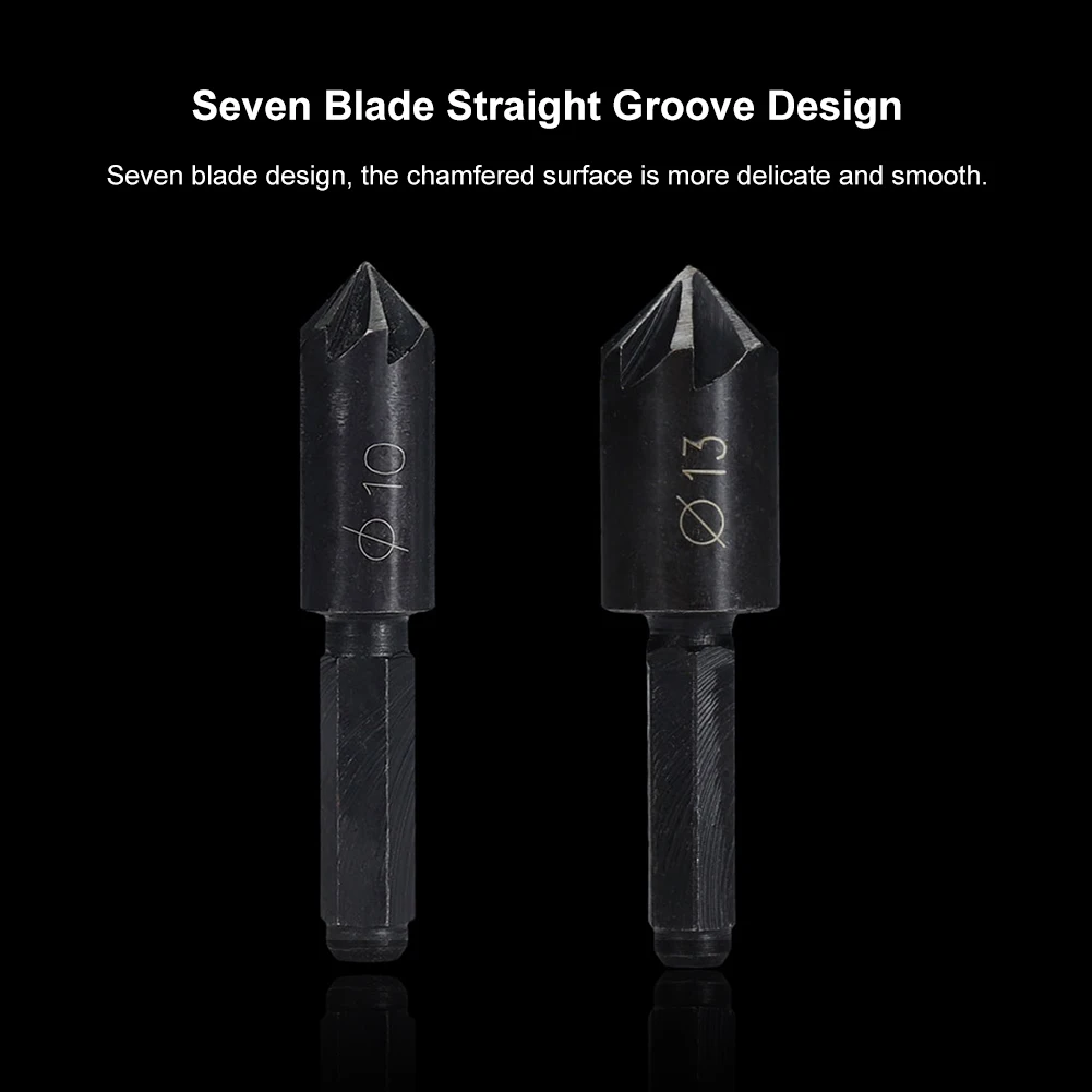 2pcs/set Seven Blade DIY Multifunction Easy Install Cutter For Drilling Holes Chamfering Tool Hex Shank Trimming
2pcs/set Seven Blade DIY Multifunction Easy Install Cutter For Drilling Holes Chamfering Tool Hex Shank Trimming