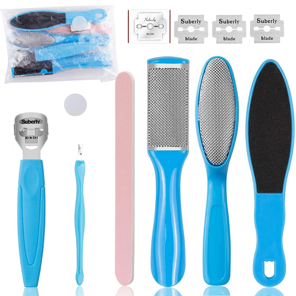 8 in 1 Professional Pedicure Tool Set Stainless Steel Rasp Foot Scraper Dead Skin Clean Callus Remover Feet Care Pedicure Kit
8 in 1 Professional Pedicure Tool Set Stainless Steel Rasp Foot Scraper Dead Skin Clean Callus Remover Feet Care Pedicure Kit