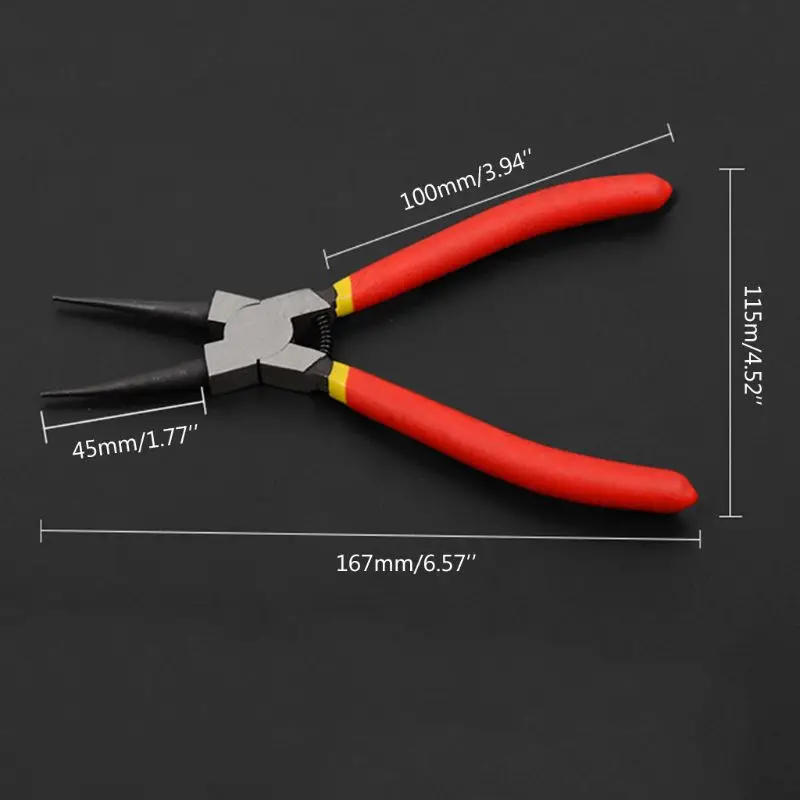 4 Pcs 7in Circlip Pliers Internal External Spring Bent Straight Snap Ring Crimp 35ED
4 Pcs 7in Circlip Pliers Internal External Spring Bent Straight Snap Ring Crimp 35ED