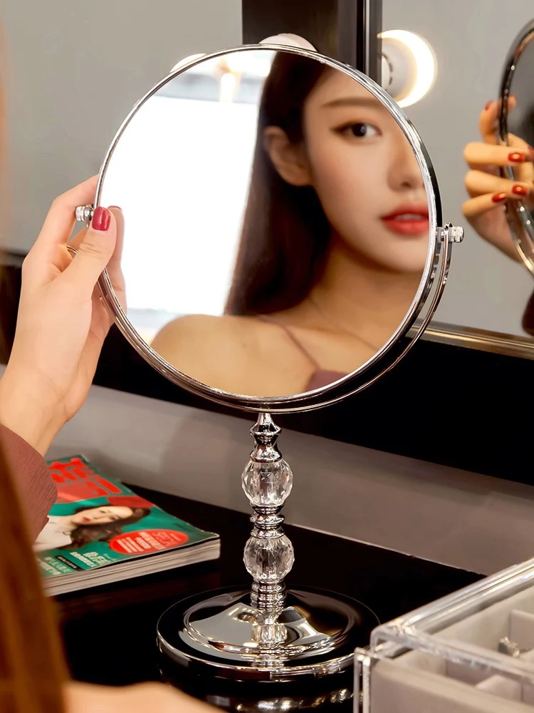 Nordic Style 360°Rotation 8 Inch Magnifying Double-sided Makeup Mirror Bedroom Desktop Cosmetic Mirror Makeup Beauty Tools
Nordic Style 360°Rotation 8 Inch Magnifying Double-sided Makeup Mirror Bedroom Desktop Cosmetic Mirror Makeup Beauty Tools
