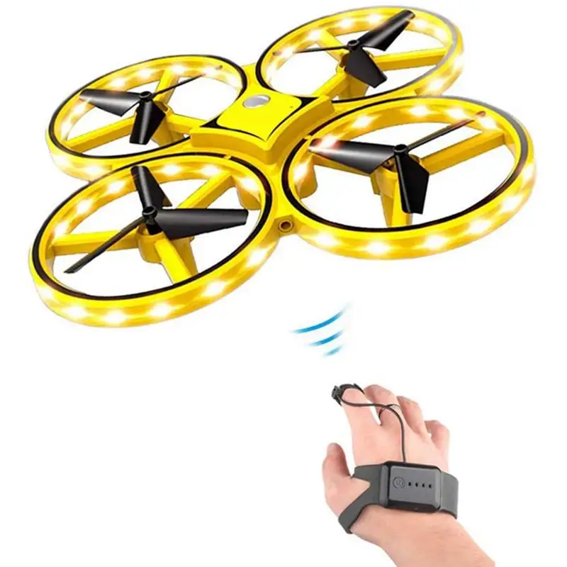 RC Mini Quadcopter Induction Drone Smart Watch Remote Sensing Gesture Aircraft UFO Hand Control Drone Helicopter drone for Kid
RC Mini Quadcopter Induction Drone Smart Watch Remote Sensing Gesture Aircraft UFO Hand Control Drone Helicopter drone for Kid