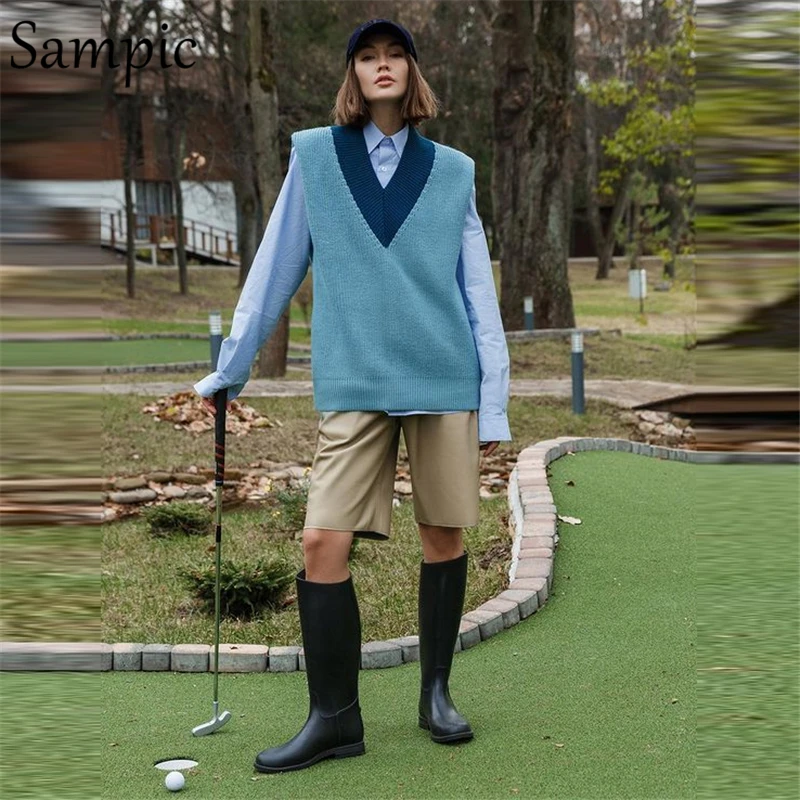 Sampic Vintage Y2K Knitted Striped Sweater Winter Women Loose 2021 Pullovers Fashion Shoulder Pads Vest Jumpers Knitwear Tops
Sampic Vintage Y2K Knitted Striped Sweater Winter Women Loose 2021 Pullovers Fashion Shoulder Pads Vest Jumpers Knitwear Tops