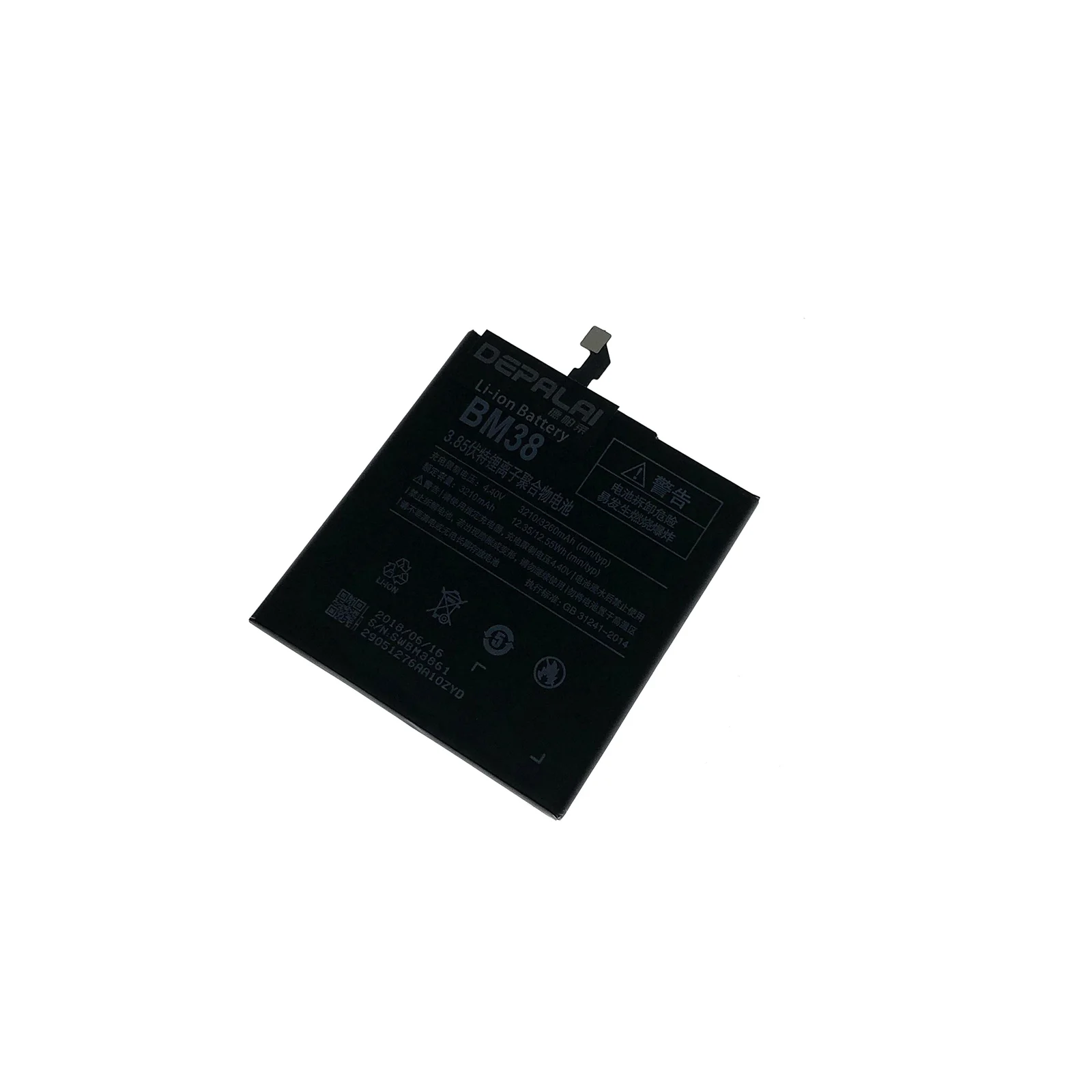 For Xiaomi Mi4S Battery BM38 3210Mah 100% New Replacement Battery For Xiaomi Mi 4S Cell phone Battery
For Xiaomi Mi4S Battery BM38 3210Mah 100% New Replacement Battery For Xiaomi Mi 4S Cell phone Battery