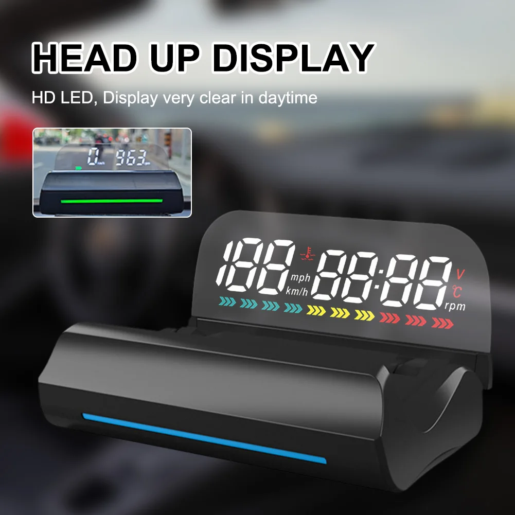 L5 Car HUD Head-Up Display OBD2 Digital Auto Dashboard Head-Up Display Kit Car Styling Speedometer Odometer Gauge Security Alarm
L5 Car HUD Head-Up Display OBD2 Digital Auto Dashboard Head-Up Display Kit Car Styling Speedometer Odometer Gauge Security Alarm