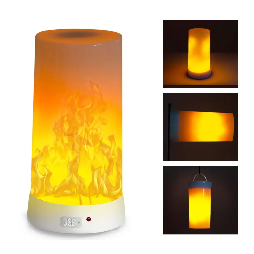LED Flame Effect Fire Light Bulb Waterproof Outdoor Indoor Flickering Emulation 3 Modes Magnetic LED Flame Lamp USB Rechargeable
LED Flame Effect Fire Light Bulb Waterproof Outdoor Indoor Flickering Emulation 3 Modes Magnetic LED Flame Lamp USB Rechargeable