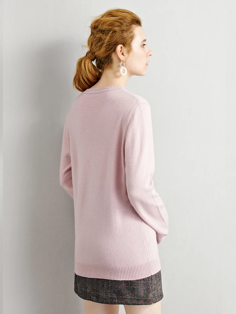 Women's sweater pullover fashion Fall/Winter New women's clothing fashion solid color bottom round neck wool knitted long sleeve
Women's sweater pullover fashion Fall/Winter New women's clothing fashion solid color bottom round neck wool knitted long sleeve