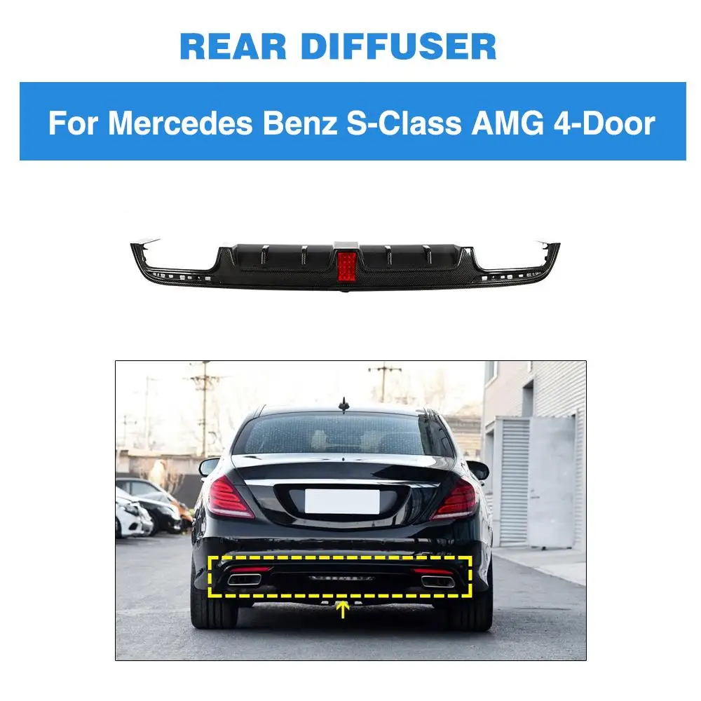 Диффузор заднего бампера из углеродного волокна для Mercedes Benz S Class S63 S65 AMG Sport Sedan 2014-2017 задний диффузор для губ
Диффузор заднего бампера из углеродного волокна для Mercedes Benz S Class S63 S65 AMG Sport Sedan 2014-2017 задний диффузор для губ