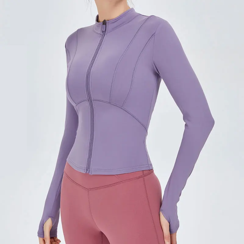 Seamless Women Fitness Tops Female Workout Coats Casual Push Up Clothes Female Long Sleeve Zipper Tops Feminine
Seamless Women Fitness Tops Female Workout Coats Casual Push Up Clothes Female Long Sleeve Zipper Tops Feminine