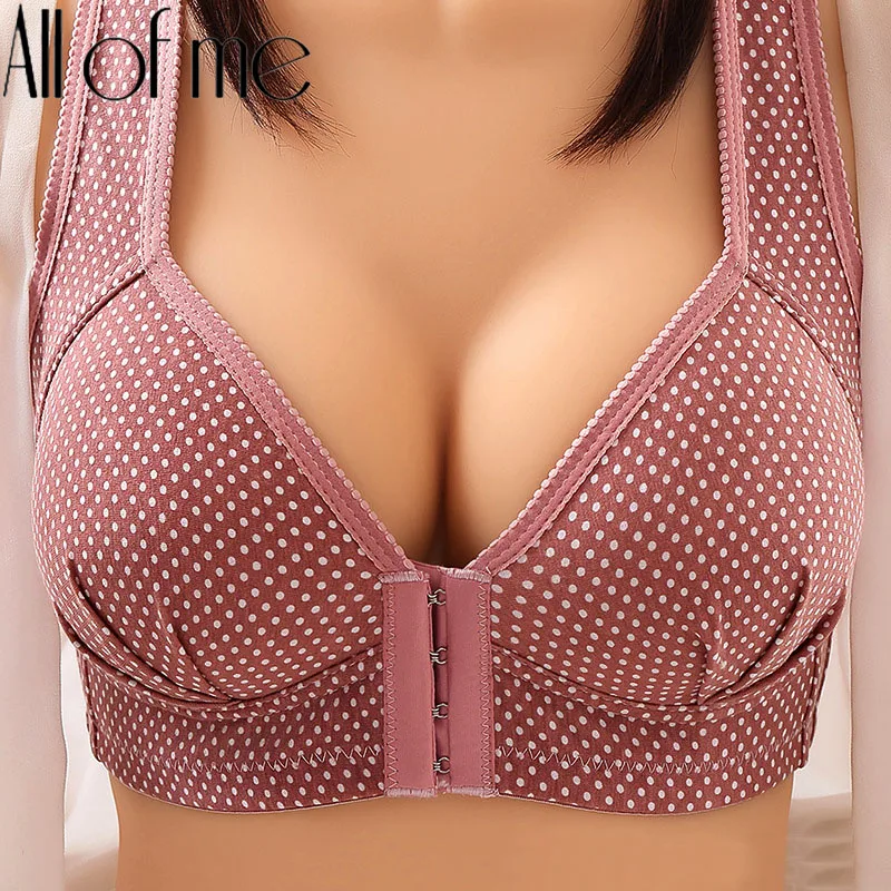 Front Closure Bra Women Underwear Push Up Bras Fashion Dot Crop Tops Widen Strap Plus Size Girl Female Lingerie Sexy Active Bras
Front Closure Bra Women Underwear Push Up Bras Fashion Dot Crop Tops Widen Strap Plus Size Girl Female Lingerie Sexy Active Bras