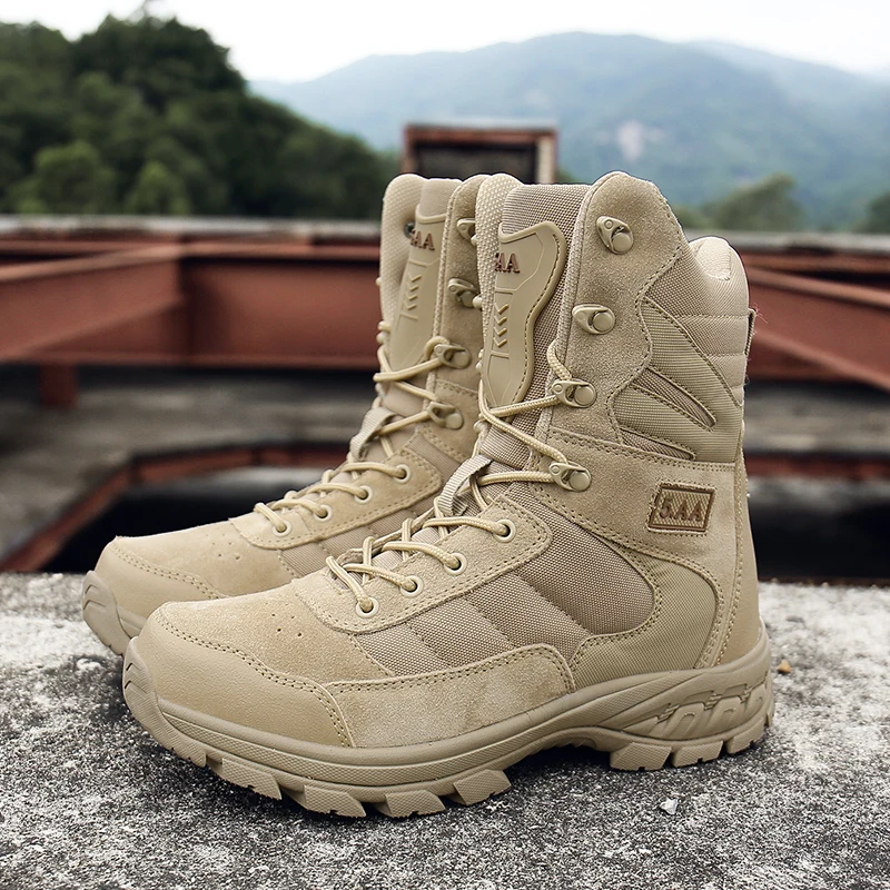 Men Hiking shoes waterproof boot Non-slip special force military boots tactical ankle boots army work boots trekking sport shoe
Men Hiking shoes waterproof boot Non-slip special force military boots tactical ankle boots army work boots trekking sport shoe