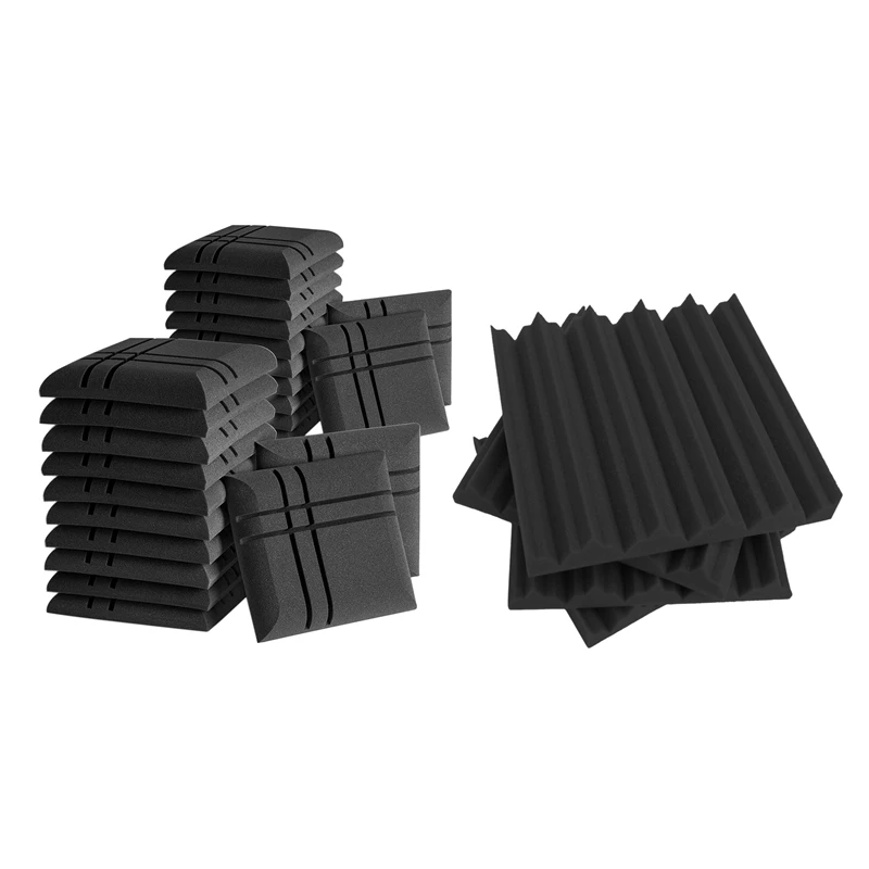 36Pack Acoustic Foam Wall Panels 30X30X5cm Soundproofing Panels,Home Studio Noise Cancelling Foam Tiles Soundproof Panel
36Pack Acoustic Foam Wall Panels 30X30X5cm Soundproofing Panels,Home Studio Noise Cancelling Foam Tiles Soundproof Panel