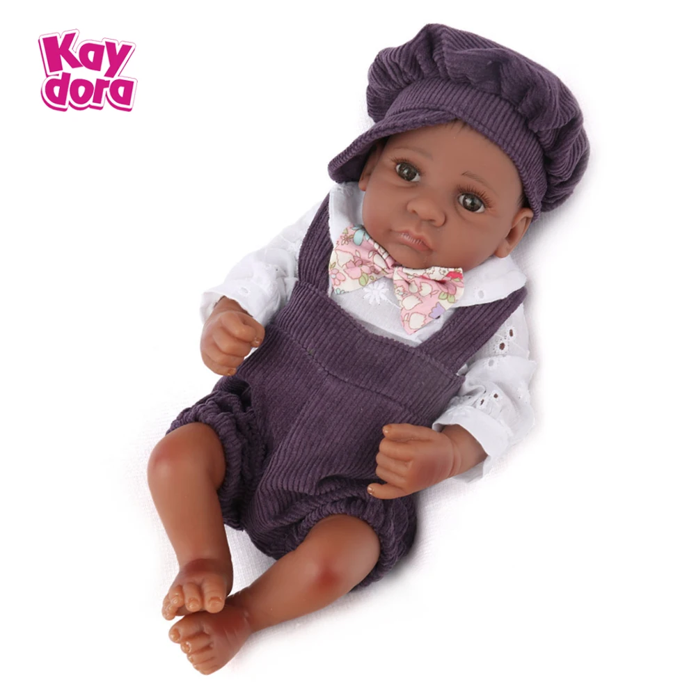 KAYDORA 25cm Full Vinyl Black Reborn Baby Dolls Alive African American Mini Toddler Realistic Menino Play Toy Kids Surprise Gift
KAYDORA 25cm Full Vinyl Black Reborn Baby Dolls Alive African American Mini Toddler Realistic Menino Play Toy Kids Surprise Gift