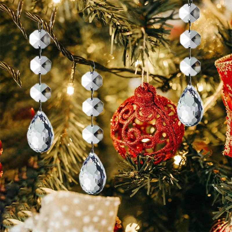 30PCS Clear Acrylic Dangle Drop Shaped Crystal Christmas Tree Length10cm Ornament Drop Ball Tree Decorations Home Decor
30PCS Clear Acrylic Dangle Drop Shaped Crystal Christmas Tree Length10cm Ornament Drop Ball Tree Decorations Home Decor