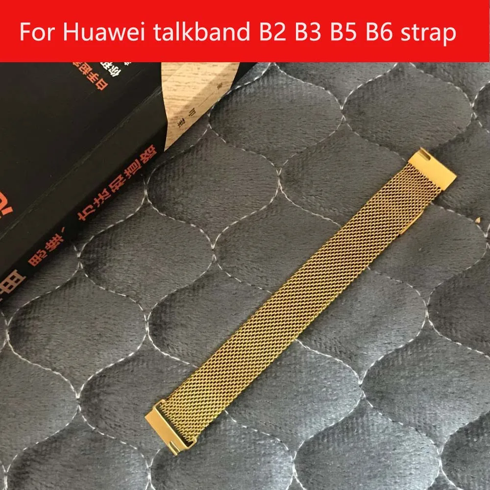 Металлический сменный Браслет из нержавеющей стали B5 для Huawei B2 B3 B6 Talkband band 15 мм 16 18