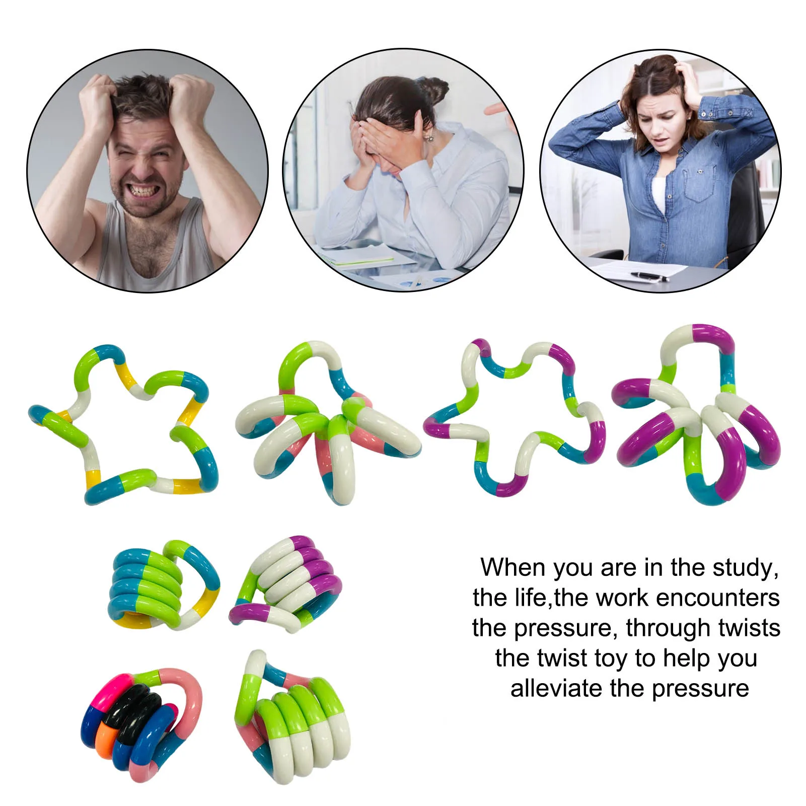 4PCS Kids Adult Anti Stress Hand Sensory Decompression Toy For ADHD Autism Finger Dexterity Training Kids Toys
4PCS Kids Adult Anti Stress Hand Sensory Decompression Toy For ADHD Autism Finger Dexterity Training Kids Toys
