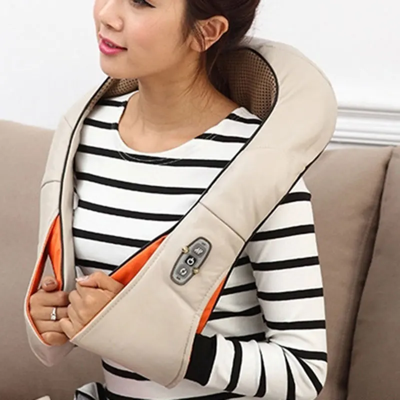 Multi-function Neck Massager Deep Shiatsu Kneading Back Shoulder Massage with Heat for Muscles Pain Relief Relaxation Gift NS
Multi-function Neck Massager Deep Shiatsu Kneading Back Shoulder Massage with Heat for Muscles Pain Relief Relaxation Gift NS